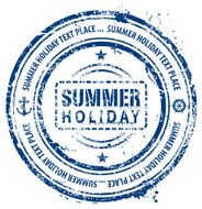 holiday rubber stamp