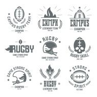 College rugby team badges N3