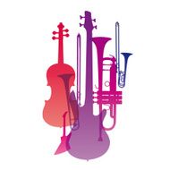 Musical instruments Vector
