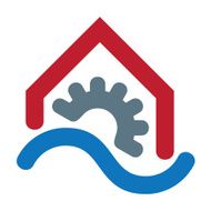 House construction home building developer icon logo