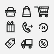 Shopping Icons N455