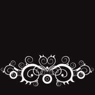 Floral ornament with heart