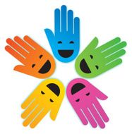 Happy Hands - Teamwork or Relationship Graphic