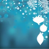 Christmas decoration blue