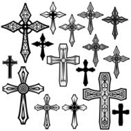 Cross ornamental designs