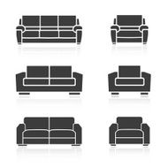 Set of sofas and armchairs N13