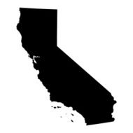 Map of the U S state California N3