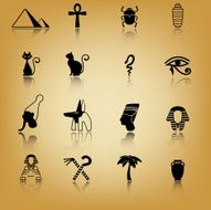 Ancient Egypt icon set