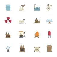 Factory icons vector eps10 N3
