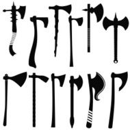 Set battle axes