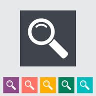 Search single flat icon N4