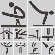 Gymnastics Artistic icons