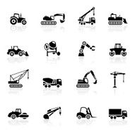 Black Symbols - Construction Machines