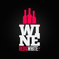 wine bottle glass design menu background
