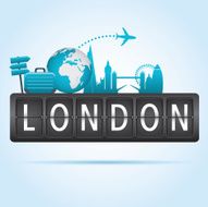 London travel concept N6