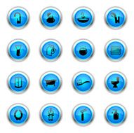 Blue Icons - Bathroom