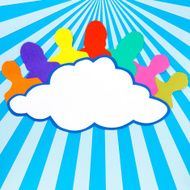 People over the cloud