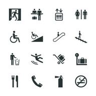 Information Sign Silhouette Icons N2