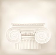architectural background ionic column