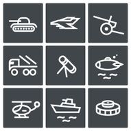 Military icon set N4