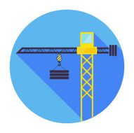 Flat Crane Icon