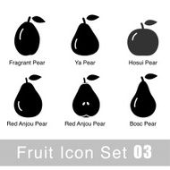 Fruit flat icon design N21