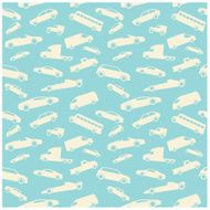 Cars icons and background pattern N2