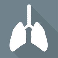 Human lung icon Medical background Health care N5