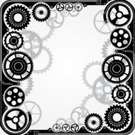Mechanical cog wheel frame N3