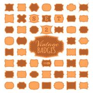 SET 2 50 vintage badges