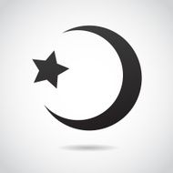 Crescent moon - islamic icon