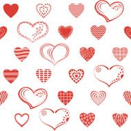 Valentine heart seamless N16