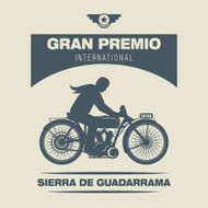 Motorcycle race label N3