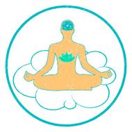 Meditation icon made in vector