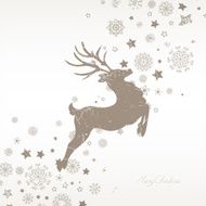 Vector Christmas Reindeer N6