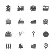 Train Transport Icons N2