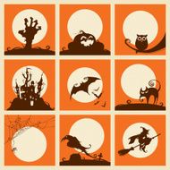 Collection of Halloween elements N3