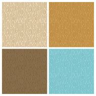 Vector wooden seamless patterns