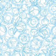 Seamless floral background N387