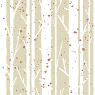 Trees seamless pattern N15