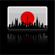 Japanese Flag on Black N2