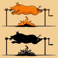 BBQ roasted pig