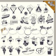 Retro vintage style restaurant menu designs N6