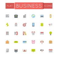 Vector Flat Business Icons N2