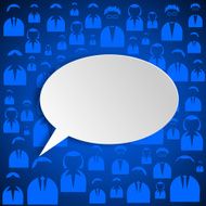 Speech bubble clip-art illustration N4