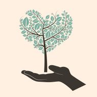 Tree in Human Hand N2