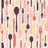 Seamless pattern with cutlery 2 N2