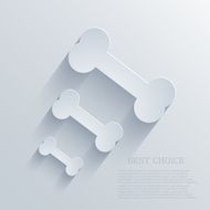 Vector bone background Eps10