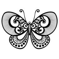 Vector Beautiful Butterfly N18