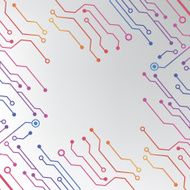 EPS10 vector circuit board background texture N32